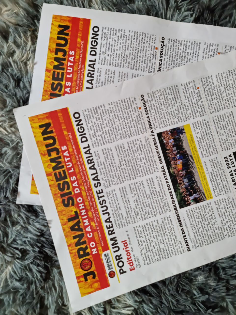 3ª Edição do Jornal SISEMJUN no Caminho das Lutas