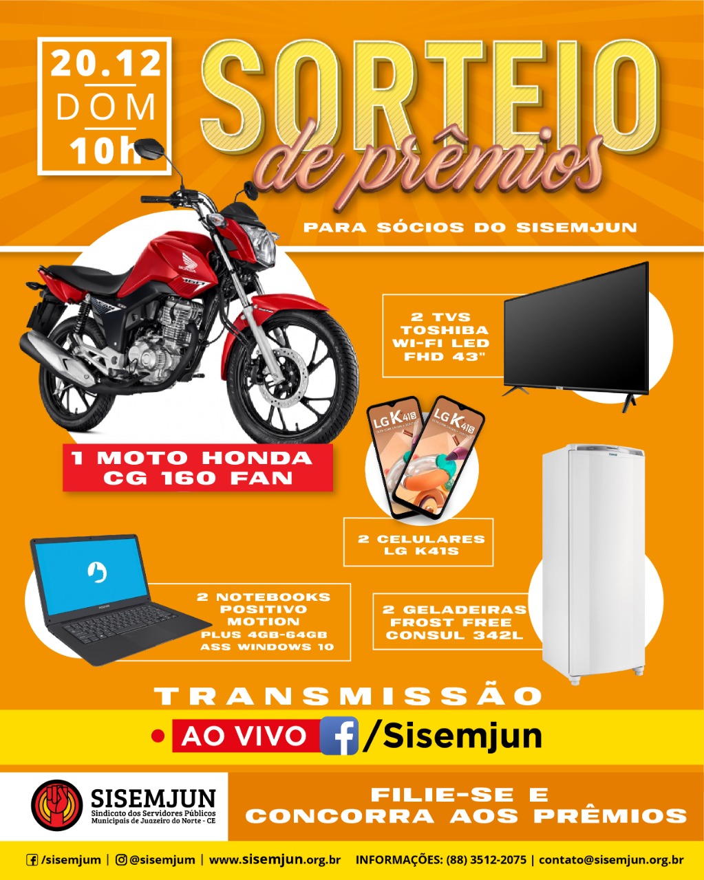 Live de Confraternização do SISEMJUN