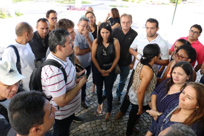 Servidores ligados a SEFIN realizam paralisação 