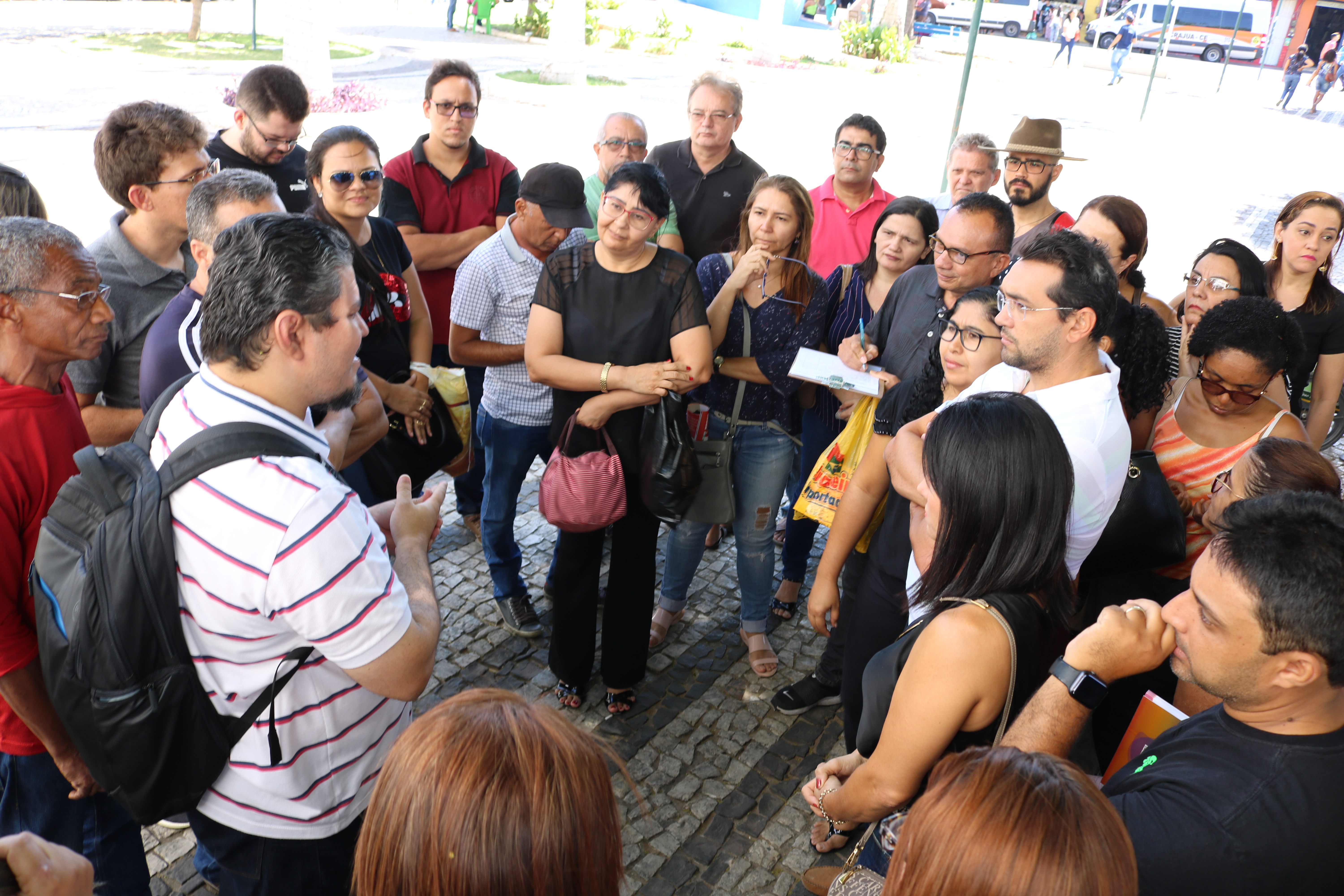 Foto 1 — Servidores ligados a SEFIN realizam paralisação 